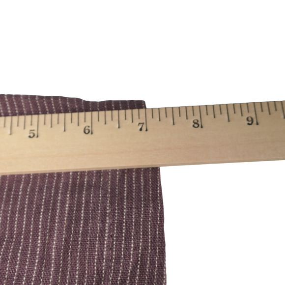 Garnet Hill Dress Womens 8 Striped 100% Linen Short Sleeve Sheath Shift Classic - Picture 9 of 12